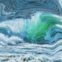 Painting Waves - Wave 11 / 8